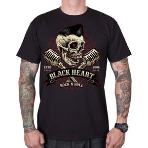 Tričko Black Heart Elwis černé