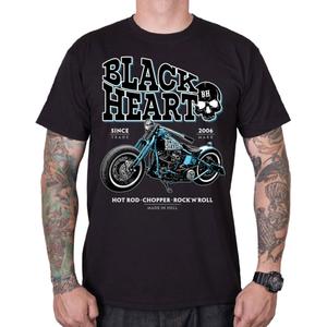 Tričko Black Heart Blue Bobber černé