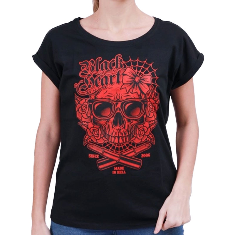 Dámske triko Black Heart Dead Beauty Ext čierne