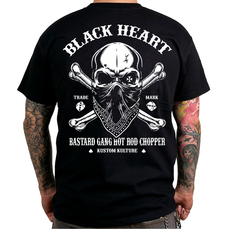Pánské triko Black Heart Robber výprodej