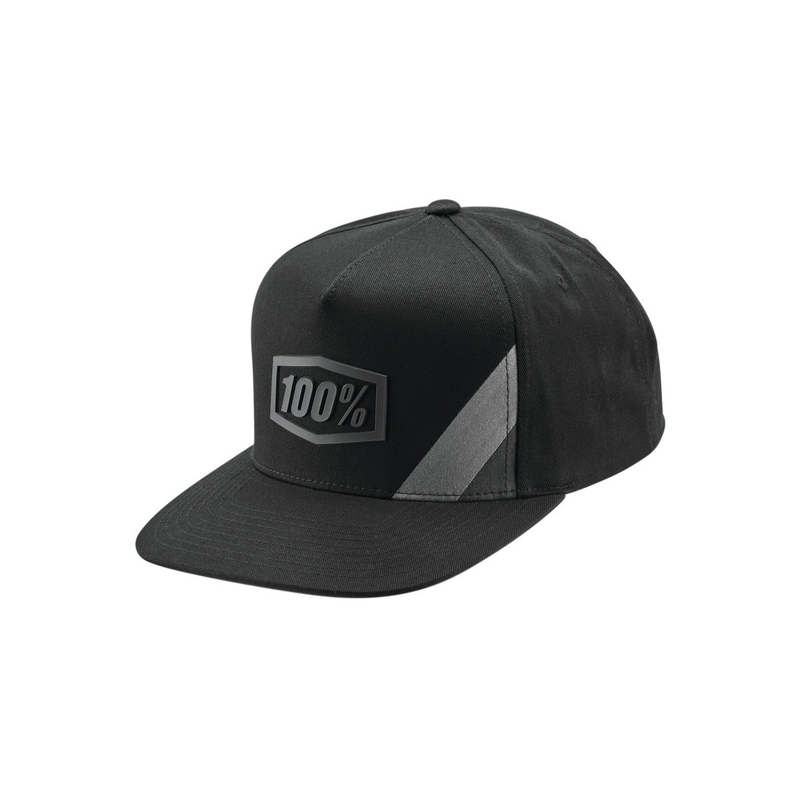 Šiltovka 100% Cornestone USA Snapback čierno-sivá