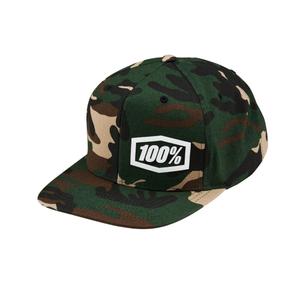 Kšiltovka 100% Machine Snapback camo
