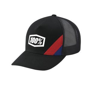 Kšiltovka 100% Cornestone X-Fit Trucker černá