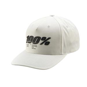 Kšiltovka 100% Staunch Snapback bíla