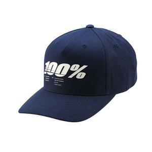 Kšiltovka 100% Staunch Snapback modrá