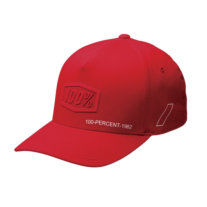 Detská šiltovka 100% Shadow Snapback červená
