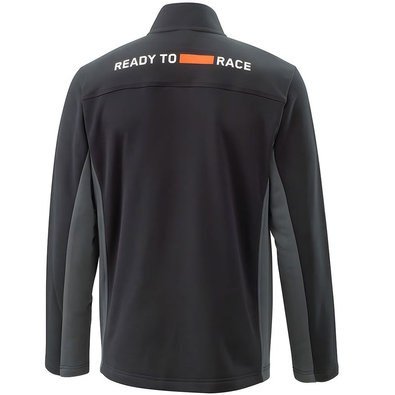 Mikina KTM Mechanic Zip černo-oranžová