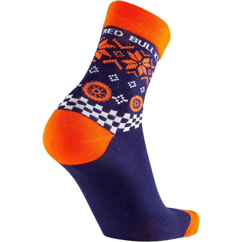 Ponožky Red Bull KTM Winter modro-oranžové