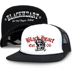 Detská šiltovka Black Heart Bones čierno-biela