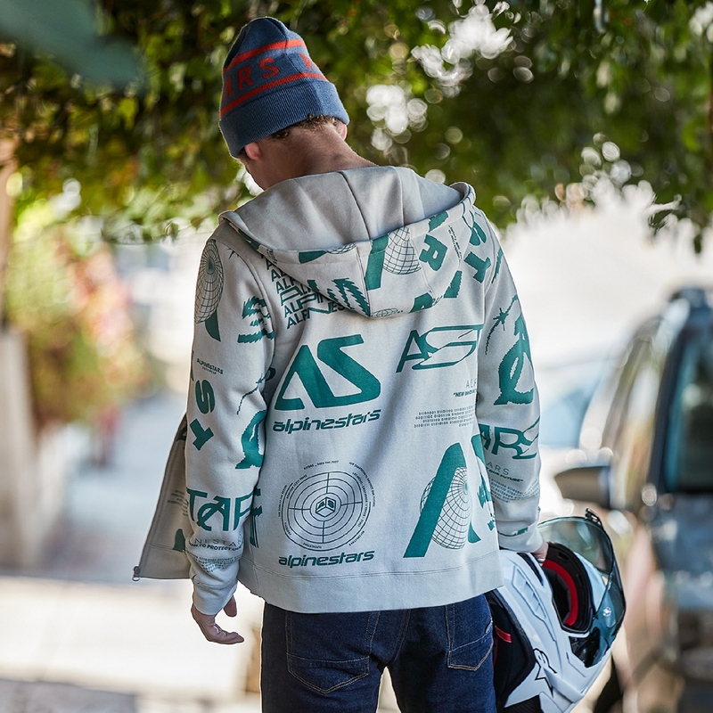Čepice Alpinestars Wordy Cuff Beanie modro-červená