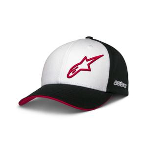 Kšiltovka Alpinestars Sessionized Snapback bílo-černo-červená