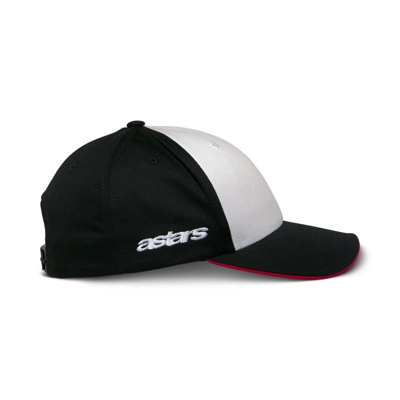 Kšiltovka Alpinestars Sessionized Snapback bílo-černo-červená