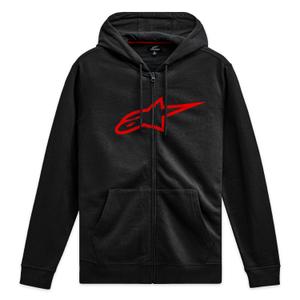 Mikina Alpinestars Ageless Zip Hoodie 3 čierno-červená