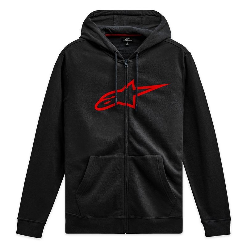 Mikina Alpinestars Ageless Zip Hoodie 3 černo-červená