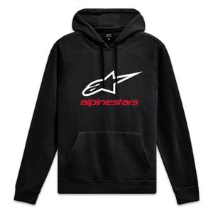 Mikina Alpinestars Always Hoodie 3 čierno-bielo-červená