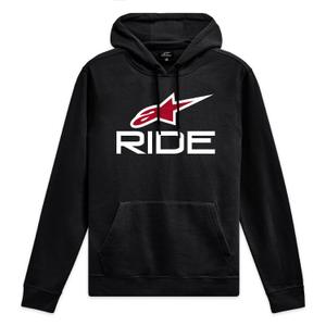 Mikina Alpinestars Ride Hoodie 4 černo-bílo-červená