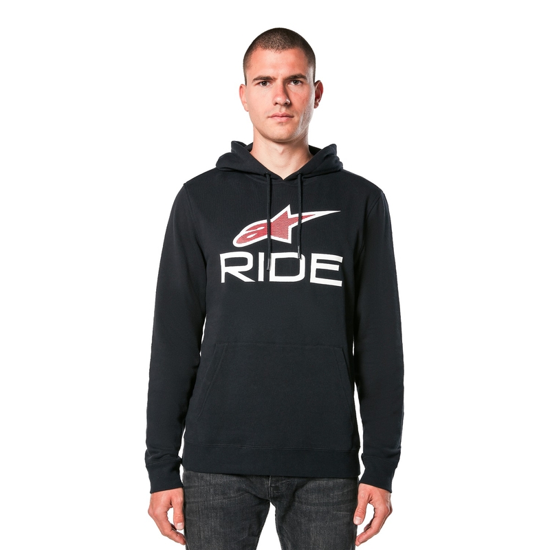 Mikina Alpinestars Ride 4.0 čierno-bielo-červená