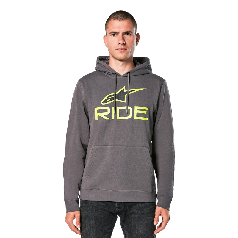Mikina Alpinestars Ride 4.0 šedo-žlto-čierna