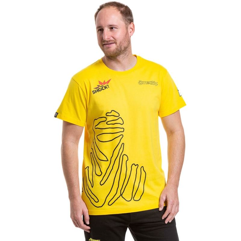 Tričko Meatfly Big Shock Dakar žluté