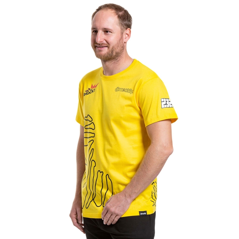Tričko Meatfly Big Shock Dakar žluté