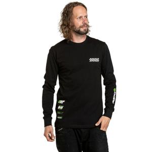 Tričko s dlouhým rukávem Meatfly Appex černé