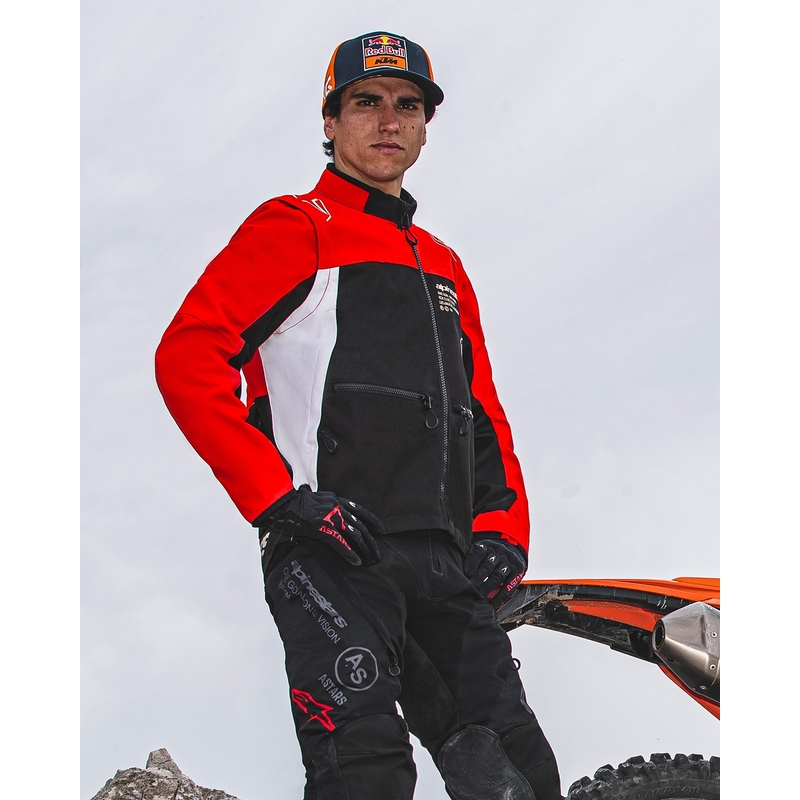 Bunda Alpinestars PRO-Dura černo-červeno-bílá