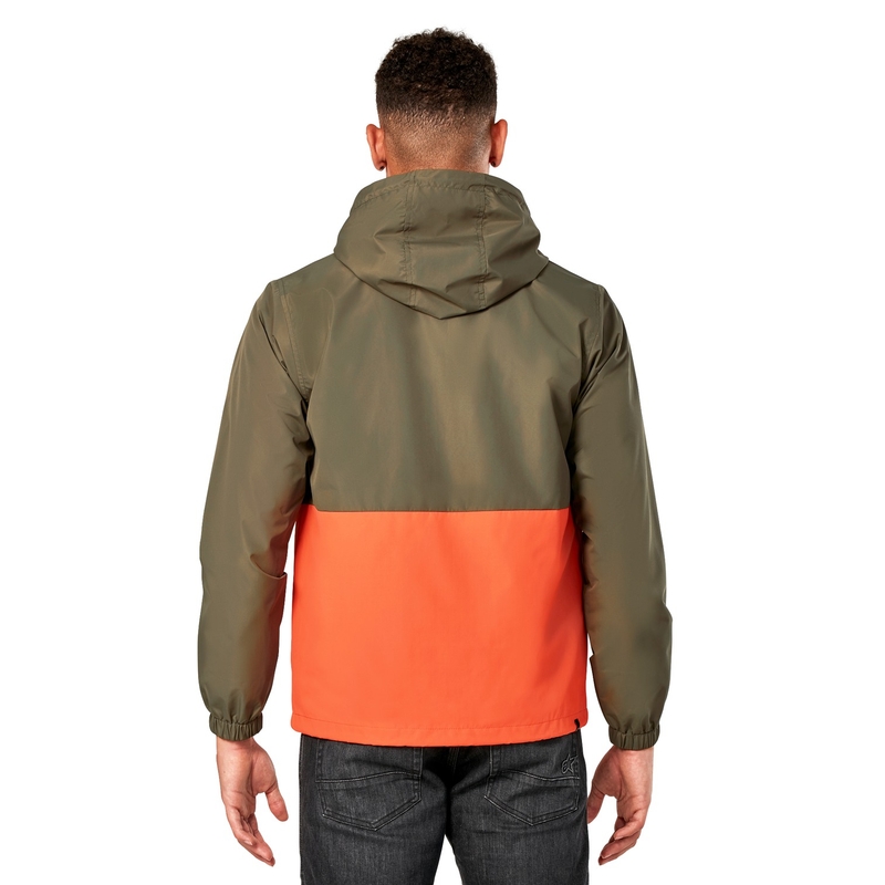 Bunda Alpinestars Speeded Windbreaker zeleno-oranžová