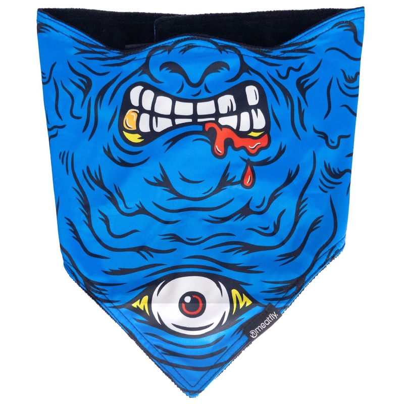 Nákrčník Meatfly Frosty Monster modrý