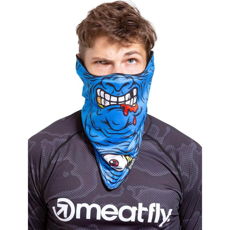 Nákrčník Meatfly Frosty Monster modrý