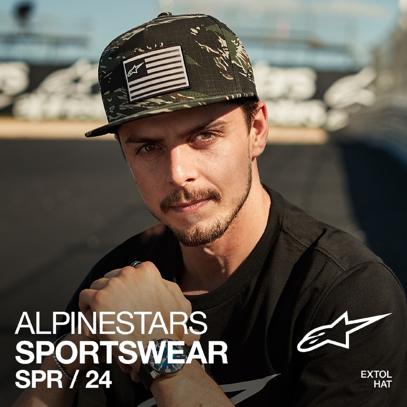 Kšiltovka Alpinestars Extol Snapback camo zelená