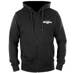 Mikina Furygan Corpo Zip černo-bílá