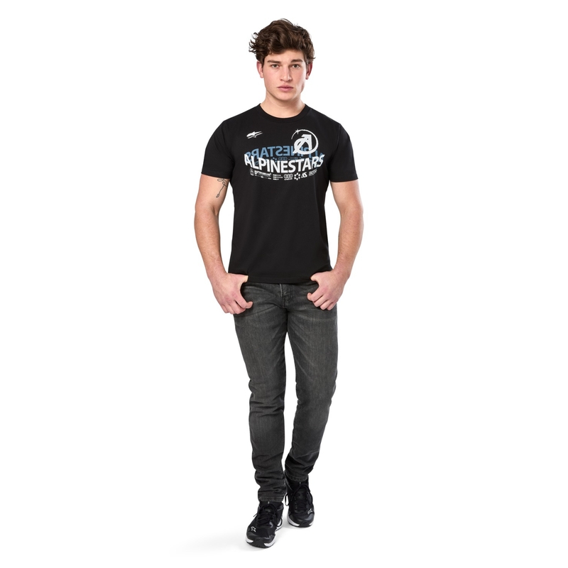 Tričko Alpinestars Semicircle CSF čierne