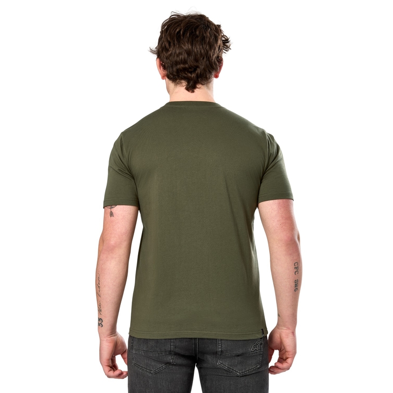 Tričko Alpinestars Semicircle CSF zelené