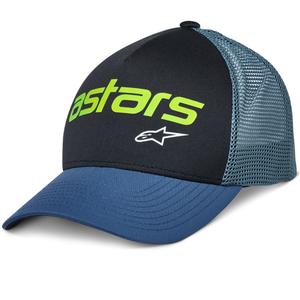 Kšiltovka Alpinestars Vital Trucker černo-modro-zelená