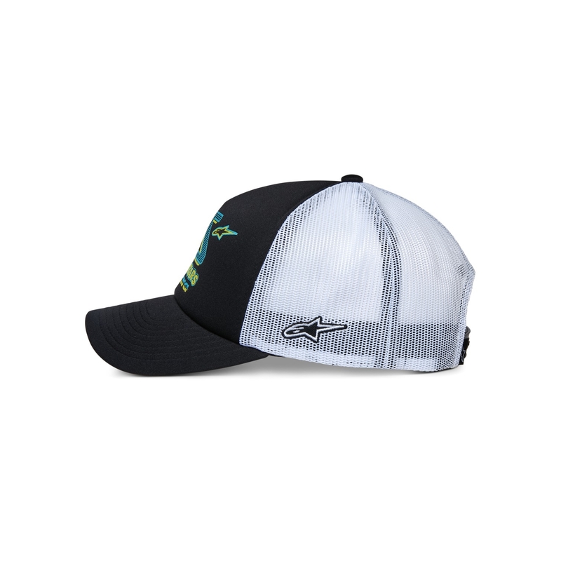 Kšiltovka Alpinestars Ayess Trucker černo-bílá