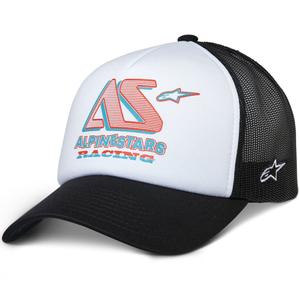 Kšiltovka Alpinestars Ayess Trucker bílo-černá