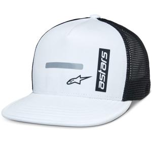 Kšiltovka Alpinestars Alter Trucker bílo-černá