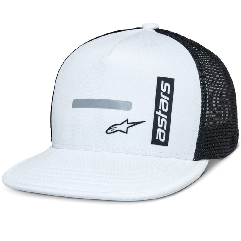 Šiltovka Alpinestars Alter Trucker bielo-čierna