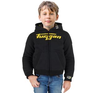Detská mikina na motorku Furygan Luxio Kid čierno-žltá