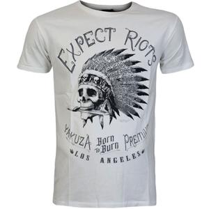Tričko Yakuza Premium Expect Riots - Los Angeles bílé