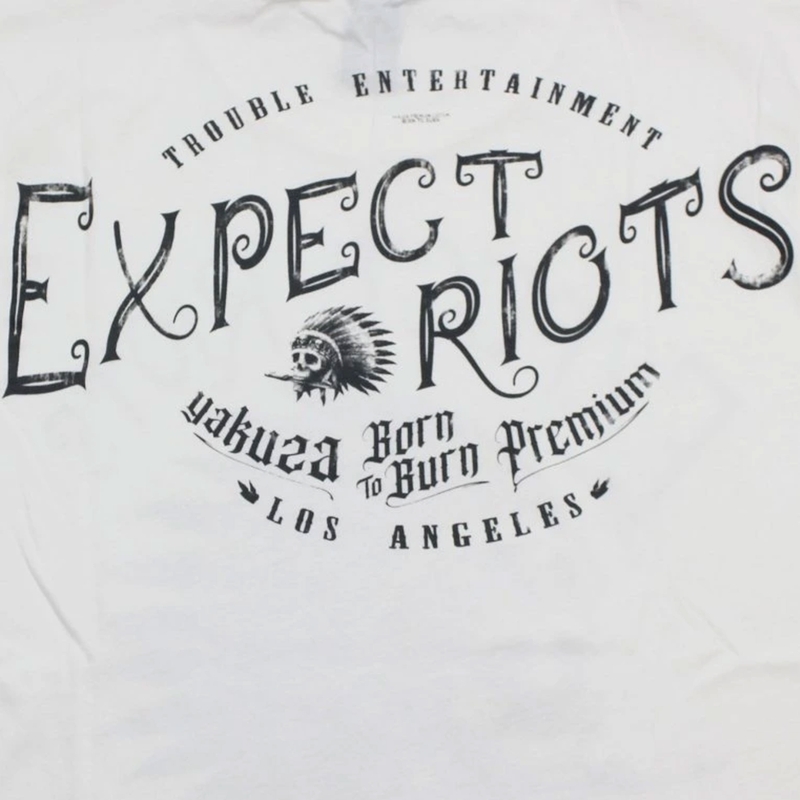 Tričko Yakuza Premium Expect Riots - Los Angeles biele