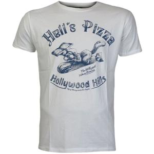 Tričko Yakuza Premium Hells Pizza - Los Angeles bílé