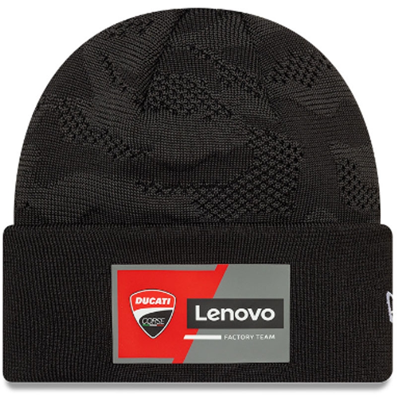 Čepice Team Wide Cuff Knit Ducati černá