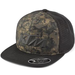 Kšiltovka KTM Camo Trucker černo-camo zelená