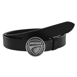 Kožený moto opasek se sponou Ducati