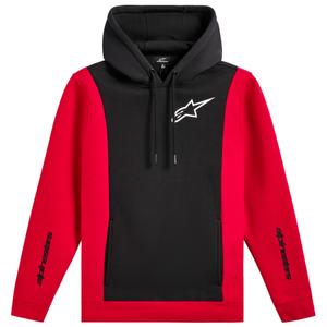 Mikina Alpinestars Ignite Hoodie černo-červená