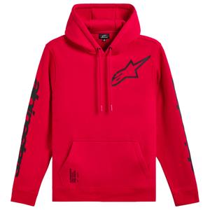 Mikina Alpinestars Triple Hoodie červená