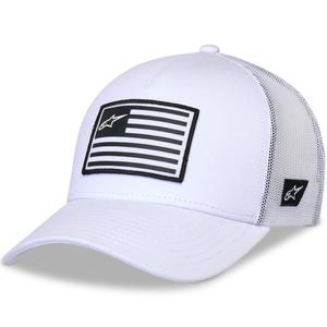 Kšiltovka Alpinestars Flag Snap Hat bílo-bílá