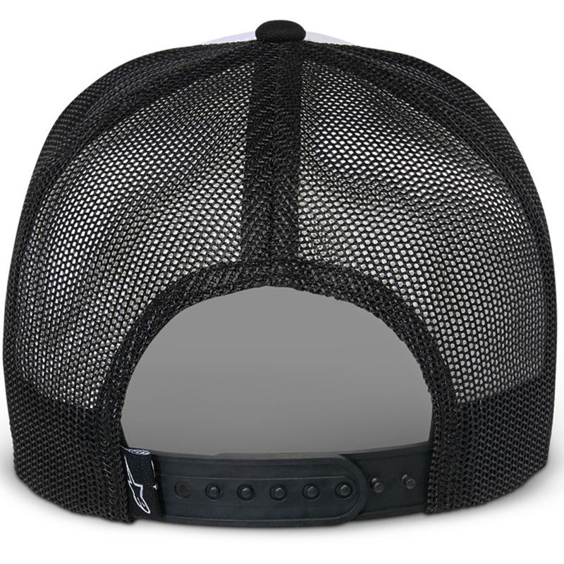 Šiltovka Alpinestars Flag Snap Hat bielo-čierna