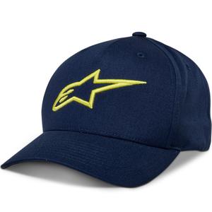 Kšiltovka Alpinestars Ageless Snapback modro-fluo žlutá